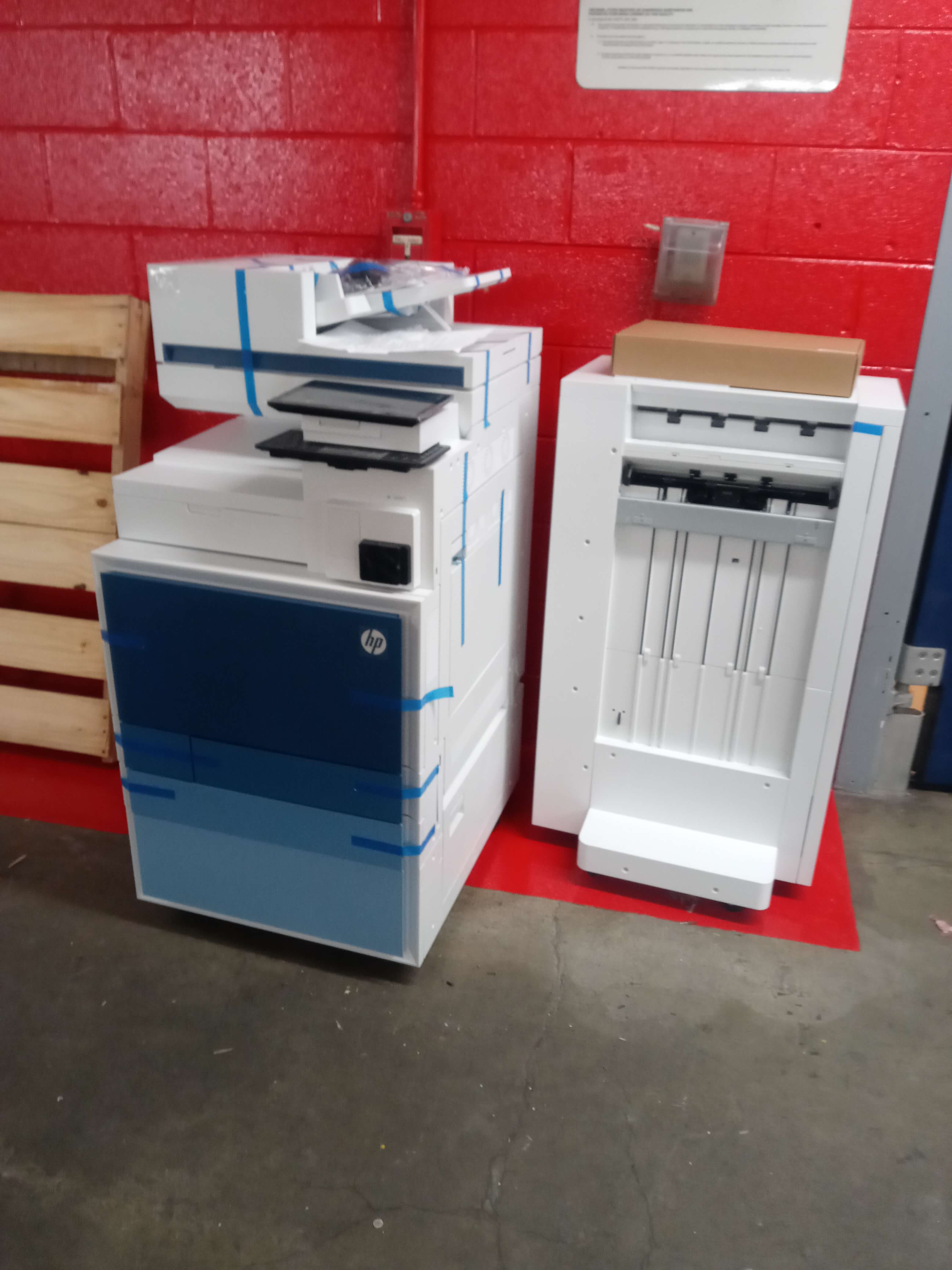 Printer installation white glove service in Mid-Atlantic region